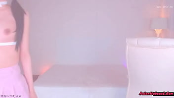 Preview 2 of Repe Xnxx 1994 - [AsianWebcast]Korean BJ 베이비 Double101 White fishnet stockings temptation