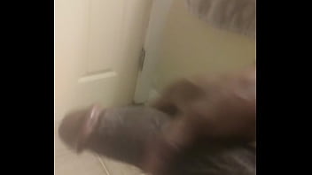 Preview 3 of Son Fuck Mom While Taking Bath - Jacking My Big Dick In The Bathroom
