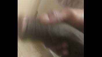 Preview 1 of Son Fuck Mom While Taking Bath - Jacking My Big Dick In The Bathroom
