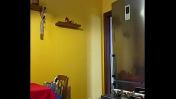 Preview 1 of Misget Gangbang - italian guy cums while cooking