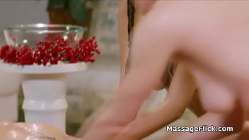 Preview 3 of Sexey Mms - Oily FFM cock milking massage threesome