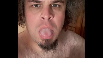 Preview 3 of Blackdog Sex - Drinking my own cum from a shot glass