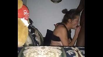 Preview 3 of Kiss On Puss Vidio - White whore sucks bbc young boy