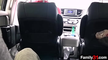 Preview 2 of Baby Sex Geirl - The best thing about a big,  family van? Plenty of room for a frustrated,  angry stepdad to fuck his stepson into!