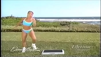 Preview 2 of Sexo Urbano Argentina Hbo - Denise Austin wearing light blue 2 piece