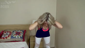 Preview 1 of Xxx Hot Sexy Film - Step Mom&#039_s New Workout Routine: Sex Burns the Calories,  POV - Step Mom Fucks ,  MILF,  Family Sex,  Blondes