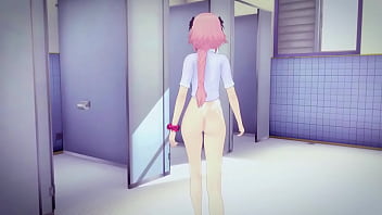 Preview 3 of Sitting I Dick - Astolfo Sex at the Beach