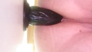 Preview 4 of Www420com - Dildo fun in the bathroom