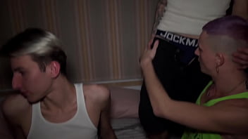 Preview 1 of Marah Crot Dalam - Cute twinks get fucked hard by big dicks at parties