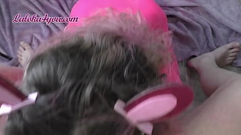 Preview 3 of Tube Sex Old Mom Son - Lover Passionate Fuck Pink Panther after the Costume Party