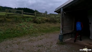 Preview 1 of Dogsexfilm - Blowjob and Facial of cute teen in a barn - More at www.enfjandinfp.com