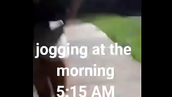 Preview 1 of Fliying Jizz Smallasia - Walking at morning