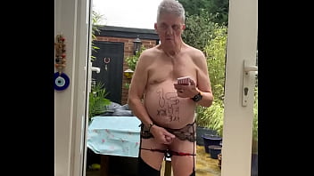 Preview 3 of Sedacs Mutuer Mom - Wanking with cocks drawn on my belly