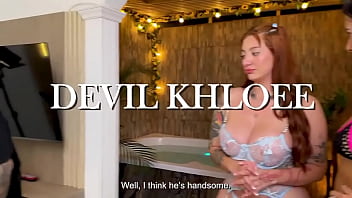 Preview 1 of Xxx Vedio Bnk - Pelirroja latina es follada por el chico de la limpieza Link en el primer comentario