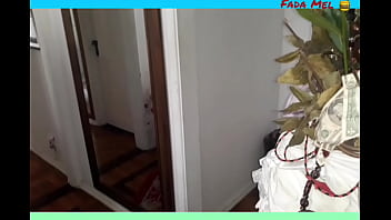 Preview 1 of Pak Pashto Xxnxx - Estava arrumando a minha &Aacute_rvore de Natal quando fui surpreendida s&oacute_ de Lingerie pelo meu vizinho. Ninja Tattuado. Completo no RED.