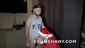 Preview 3 of Yoga Class Family - Jess ROYAN fucked bareback by latino Santa CLAUS for Christmas