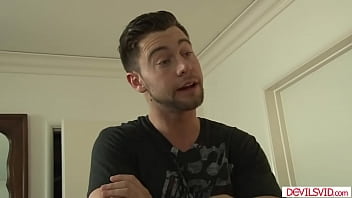 Preview 1 of Moms Tushy - Guy fucking his petite blonde girlfriend