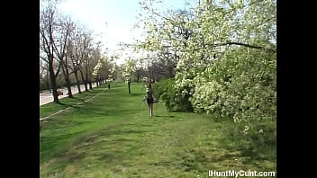 Preview 1 of Xnxxx Moveis - Sexy czech TV moderator Kitty Salieri wanks her moist pussy in public