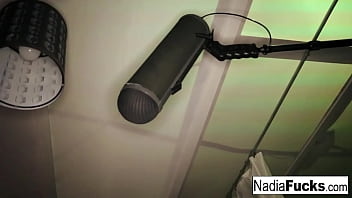 Preview 4 of Xx Videos N School 11 - Hot Nadia White stuffs her hungry holes with very ripe bananas!