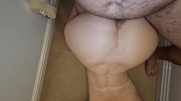 Preview 4 of Fathr Son - Fucked family - The stepfat fucks his daug in the bathroom.