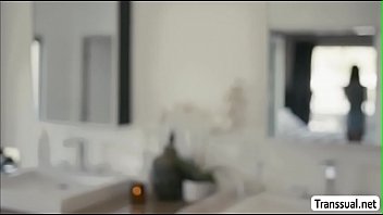 Preview 1 of Ibu Tiri Ngentot Anak Tiri Mp4 - TS Khloe does r. anal sex with her Besty