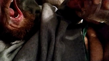 Preview 3 of Big Black Dick Fuck Moms Hard - Cum in own mouth slomo