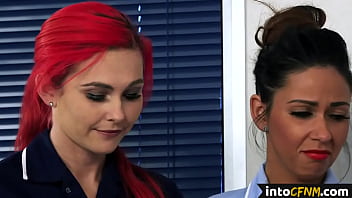 Preview 2 of Alexis Texas Eats Shrunken Men4 - CFNM nurse dommes dicksucking immobile subject