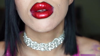Preview 1 of Sonny Leyn - Lip Fetish and Facial - Jasmine Dark