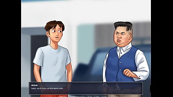 Preview 2 of Son Greedy To Fuck Mom - Summertime Saga ep 53 - Fui comprar um carro e encontrei o Kim Jong-un