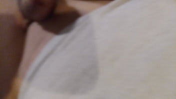 Preview 1 of Stub Sex - Big Dick Tgirl Strokes Fat Cock In Thigh Highs