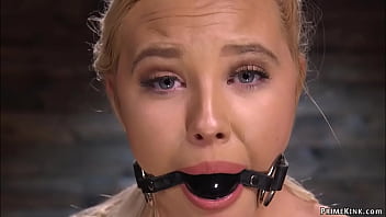 Preview 3 of Xxx Video Sexy Sd 2019 - Blonde is chained and set on Sybian