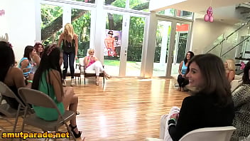 Preview 1 of Xnxx Video Blood - Male Strippers Slinging Dick For Enchanted Gang Of Ladies