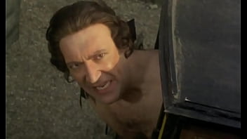 Preview 2 of She Male Fuck A Woman - Highway robbery strip naked man and woman. ENF,  robbed naked