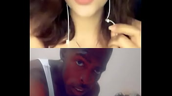 Preview 2 of Fucking Sex Near My Family - Showed her some dick while she sings to me..