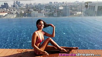 Preview 2 of Besi Bhabhi Sex Video - Sensual teasing by beautiful teen with smooth brown skin