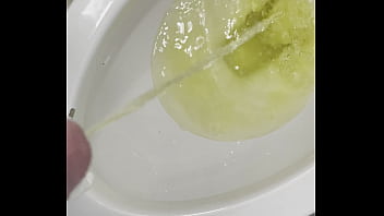 Preview 2 of Caught Sis Cleaning Naked - Bathroom Piss