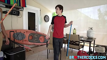 Preview 1 of No Normal Sex - My step Brother Cleans The House And I Clean His Asshole