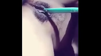 Preview 1 of Goo Pogla - Teen Masturbation using tooth brush