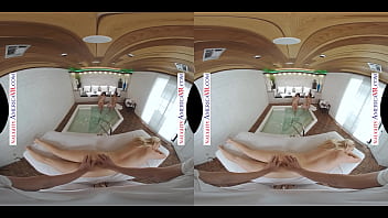 Preview 2 of Chinami Uncensored - Naughty America - Spa day for Lily Glee,  Macy Meadows,  and Paisley Porter calls for full body massages and multiple orgasms!