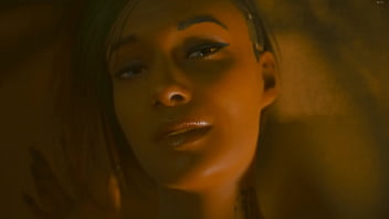 Preview 3 of Hd Sex In Red Dress - Judy Cyberpunk 2077