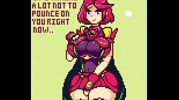 Preview 2 of Real Rape Videos Sex - Xenoblade&#039_s Pyra Is Horny And Looking For Cock After NNN