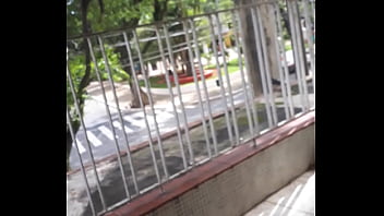 Preview 3 of N S P S 650 - Punheta na sacada