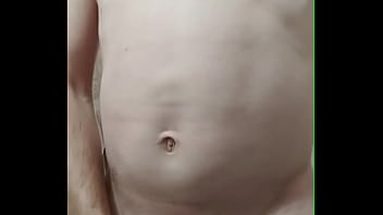 Preview 2 of Bagbors Xxx Hd - Drinking 1.5l water into already full belly - burps,  navel play,  digestion sounds