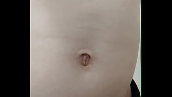 Preview 1 of Bagbors Xxx Hd - Drinking 1.5l water into already full belly - burps,  navel play,  digestion sounds