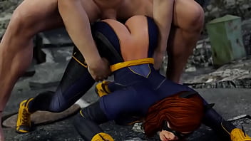 Preview 4 of Amateur Couples Trading Partners - Batgirl Doggystyle