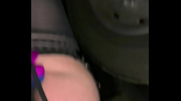 Preview 2 of Samal Babe Xxx - Sissy boy public walk whit a dildo in ass