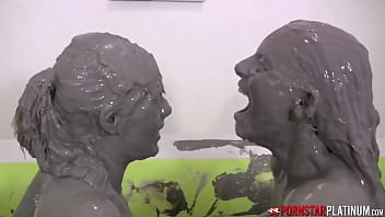 Preview 3 of Pashto Sex Videro Hd - PORNSTARPLATINUM Mindi Mink Pussy Licked In Les Mud Session
