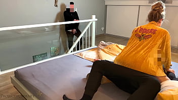 Preview 3 of Phim Sex Loan Luan Uncensored - housewife cheating with neighbor - husband watches and gives her a second cum fill