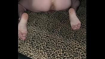 Preview 1 of Handsfree Strapon - Twink shakes he&rsquo_s ass and spanks it