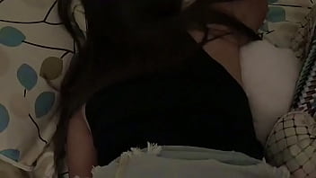 Preview 4 of F Wrong Twin Sister - amateur 18 year old filipina fucked from behind with panties to the side